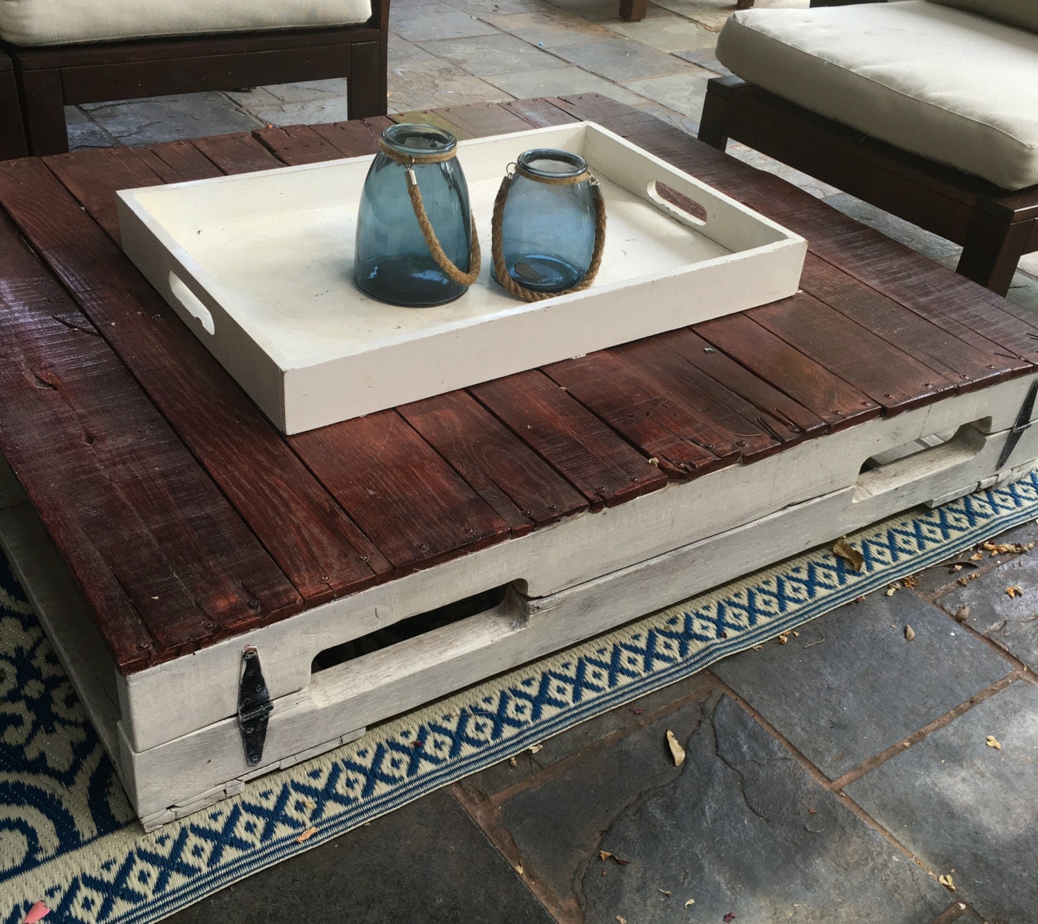 Wood Pallet Coffee Table no legs/wheels