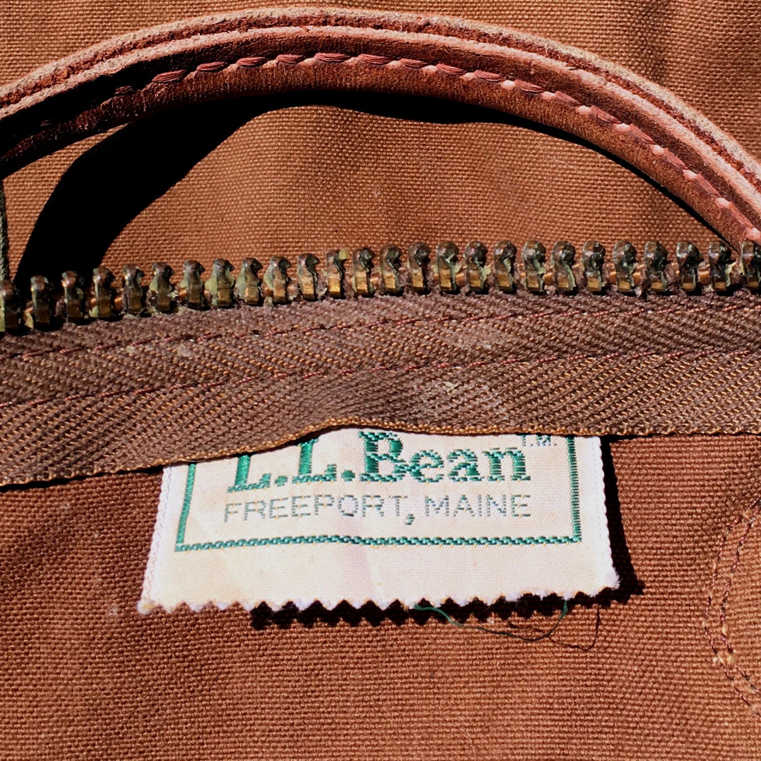 ON SALE // Vintage LL Bean // Vintage duffel bag // Camping