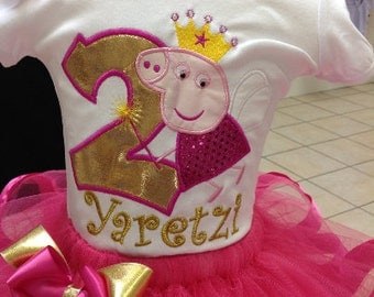 Peppa Pig Birthday Shirt