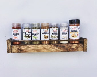 Spice Rack, Spice Holder, Floating Shelf