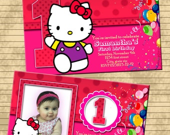 hello kitty invitations – Etsy