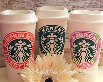 Personalized Starbucks Cup/Valentines Gift/Custom Starbucks Cup/Coffee Cup/Personalized Coffee Cup/Gift For Her/Teacher Gift/Gift or Him
