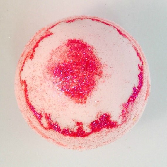 Large Pink Glitter Bath Bomb VERY POPULAR