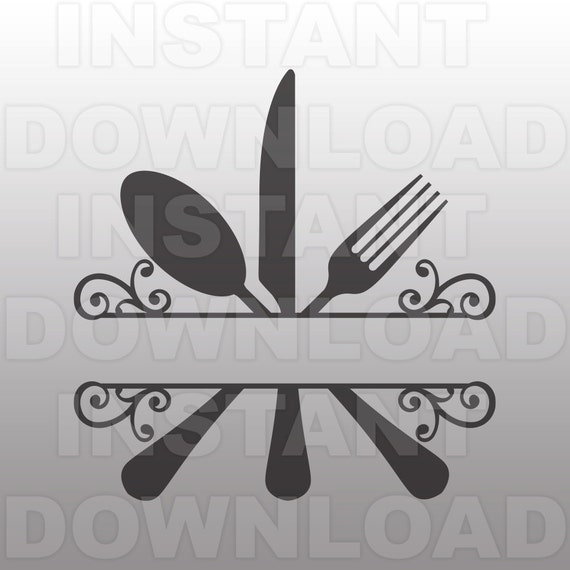 Download Kitchen SVG FileKitchen Monogram SVGFlourish Kitchen