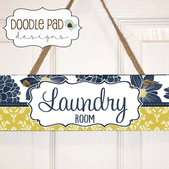 Laundry Room Sign Custom Door Sign