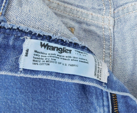Sz 10 L 90s High Waisted Wrangler Mom Jeans Vintage Straight