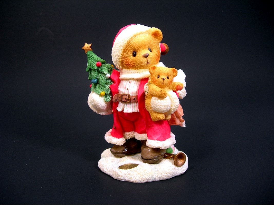 cherished teddies 2018 santa series