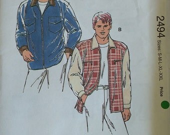 Kwik Sew Mens Shirt Pattern 2494