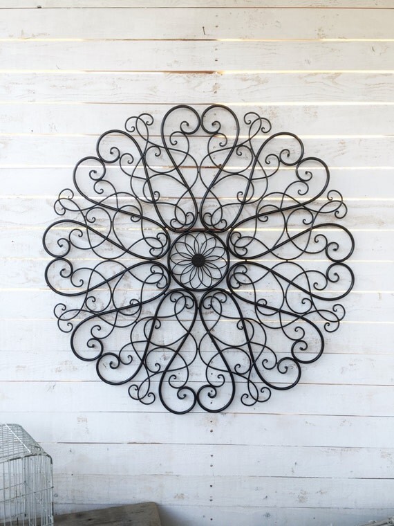 Large Metal Wall Decor Metal Wall Art Metal Art by CamillaCotton