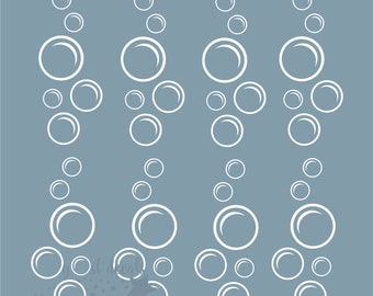 Bubbles wall decals, soap bubbles, Bubble decal, Fish Bubbles, Ocean Beach Sea, Wall Decals, water bubbles, vinyl stickers for bathroom