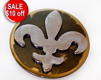 Fleur de lis Belt Buckle by WATTO Distinctive Metal Wear / Fleur buckle / Belt Buckles for Men / Belt Buckles for Women /Cool Buckle /French