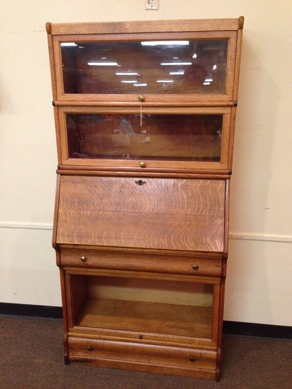 Items Similar To Antique Exquisite Oak Barrister Bookcase With   Il 570xN.872145719 Hhmk 