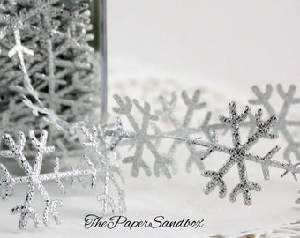 Silver Snowflakes Ribbon by the yard Christmas Ribbon, Gift Wrapping, Weddings, Frozen, Costumes, Silver Snowflake Trim, Baby Halos/Headband