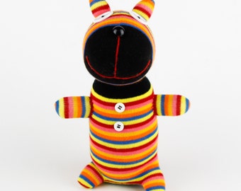 Free Shipping Handmade Sock Dog Stuffed Animal Doll Baby Toys