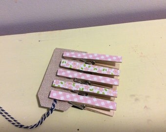Items similar to Mini Magnetic Clothespin on Etsy