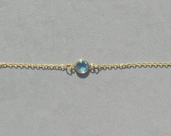 Swarovski March Birthstone Bracelet
