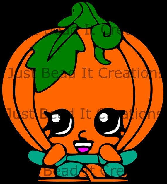 Shopkin Inspired Pumpkinella Die Cut File