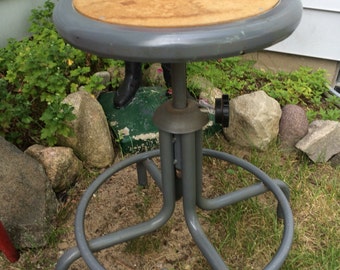 SALE!! Was 199.99 Now 150.00 Vintage Industrial Stool