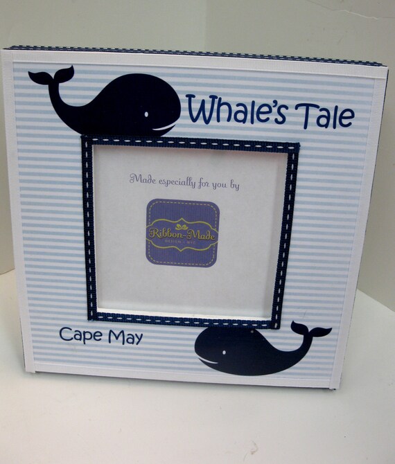 Nautical Whale Frame