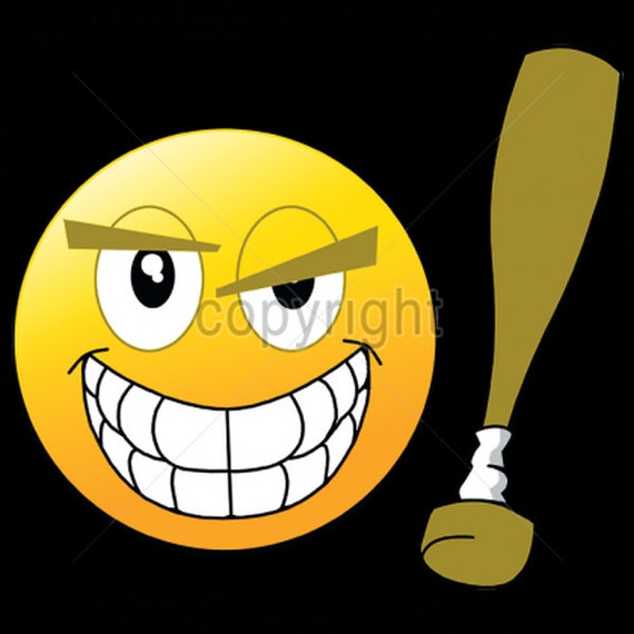 Womans SHORT SLEEVE T Shirt Emoji Baseball Softball and Bat