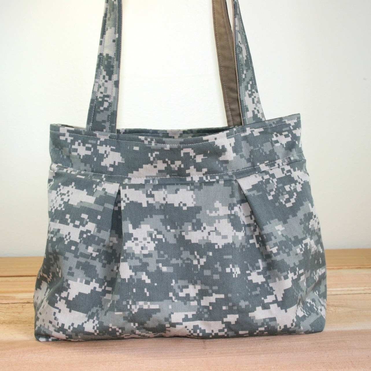 ACU Army Purse Tote Bag Military Digital Camo