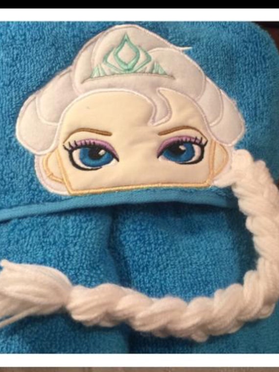 Frozen Elsa inspired hooded bath towel by shawnmarie63 on Etsy