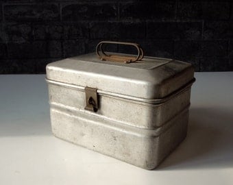 Vintage Cosco Metal Step Stool / Chair by urgestudio on Etsy