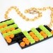 Toy Block Statement Necklace