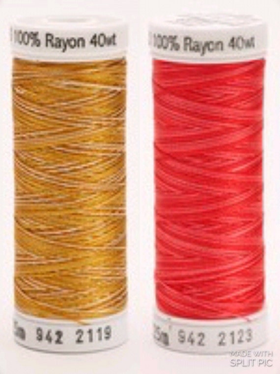 Sulky Variegated Rayon Embroidery Threads