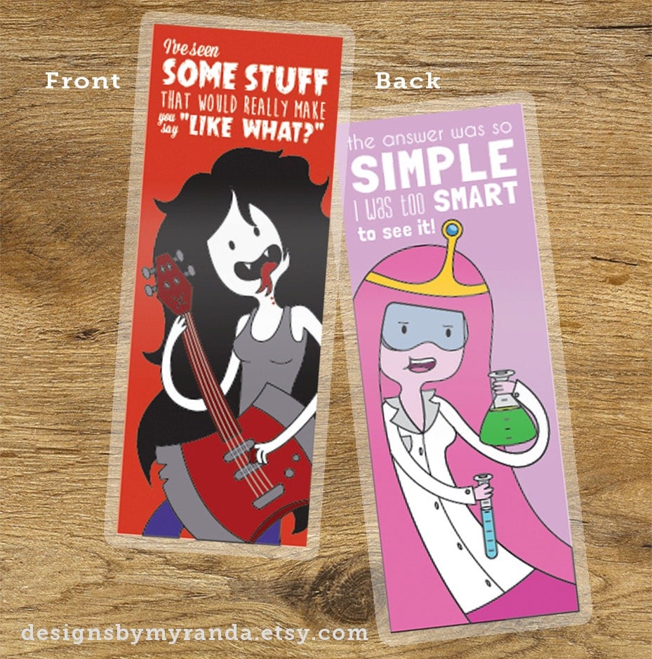 Marceline & Bubblegum Adventure Time Inspirational Quote