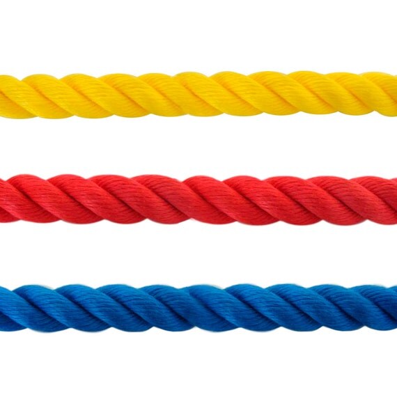 3-strand Rope cord Red Blue Yellow