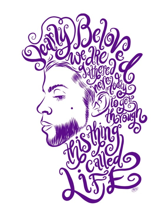Download Prince Dearly Beloved Illustration SVG File by FabulizzDesignCo