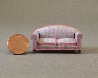 Quarter Inch Scale Furniture - Overstuffed Style Sofa