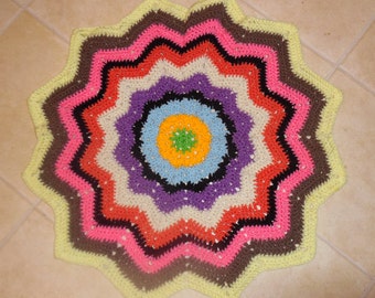 baby afghan, crochet baby afghan, ripple afghan, star afghan, newborn, scrapghan, baby blanket, new baby, photo prop
