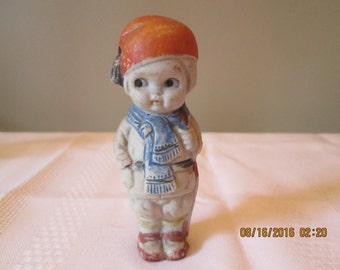 Vintage Penny Doll, Frozen Charlotte Doll, Home Decor, Doll Collector, Figurine, Made in Japan C77
