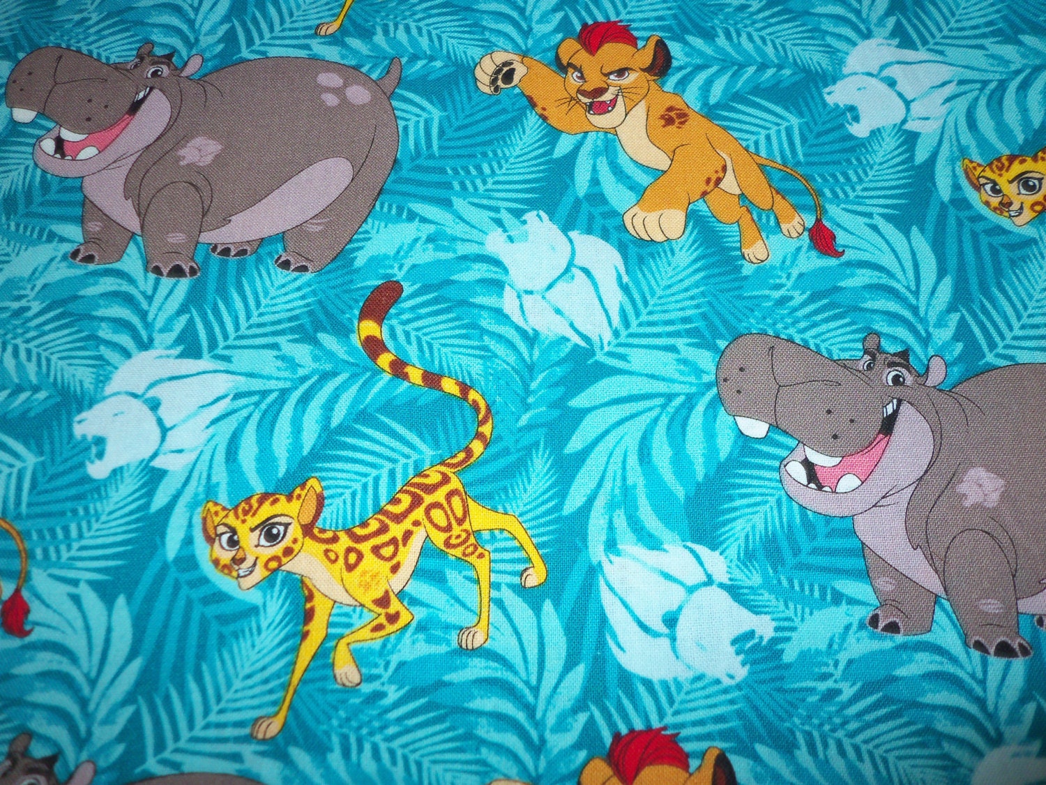 Lion King Fabric Lion Guard Disney Movie New By The Fat