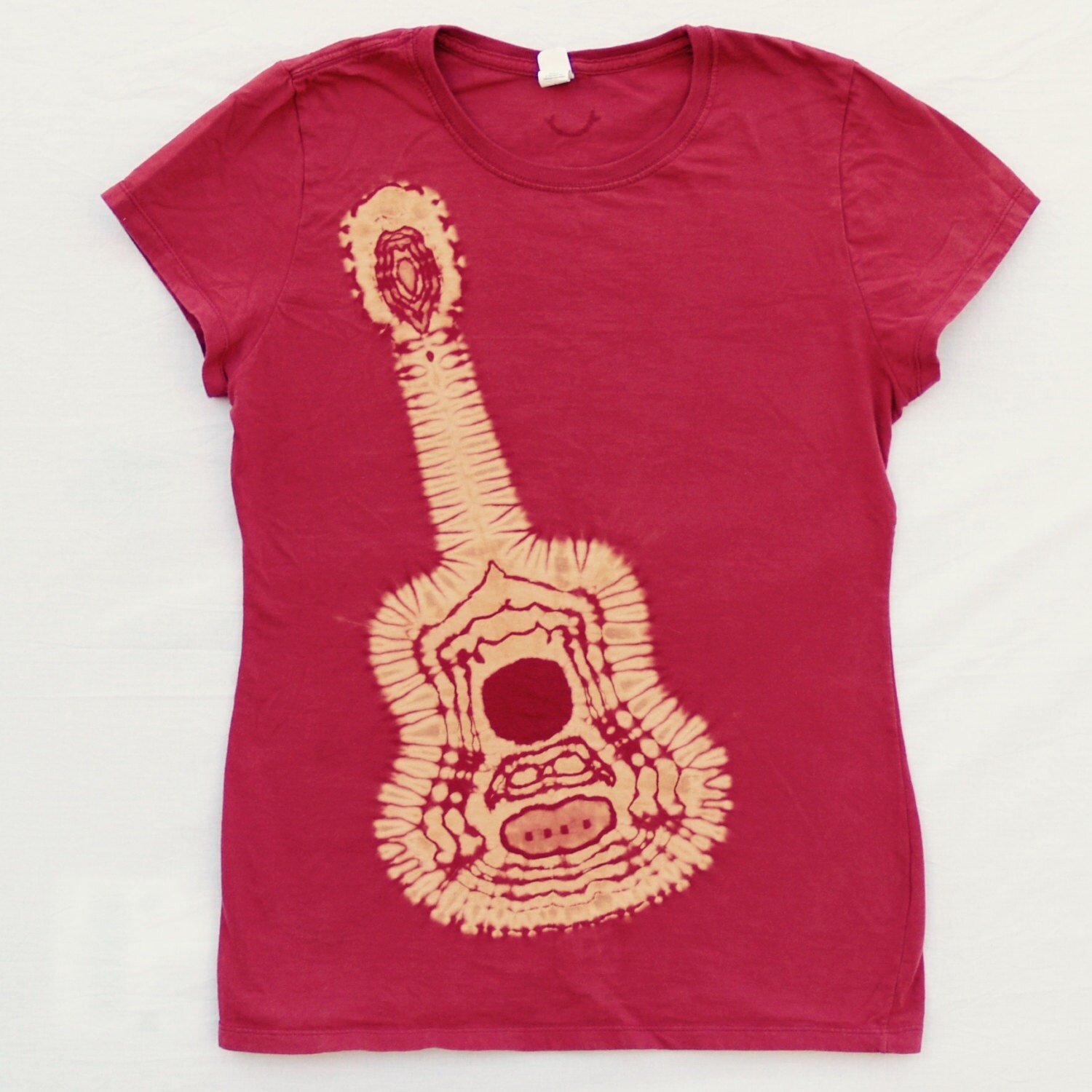 Ladies Tie Dye Ukulele Tshirt by AuthenticBonesTieDye on Etsy