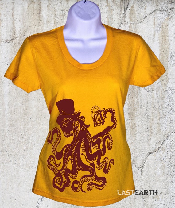 womens octopus t shirt