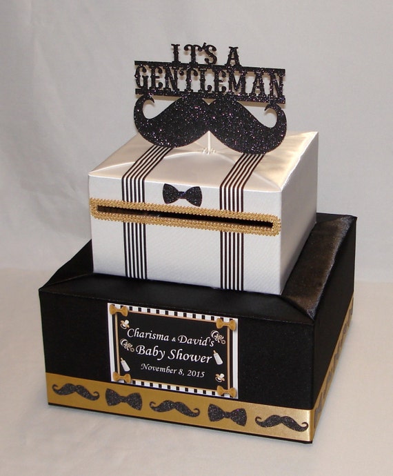 Little Gentleman/Mustache theme Baby Shower/Birthday Card