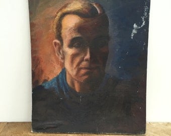 Vintage painting - Gentlemas portrait