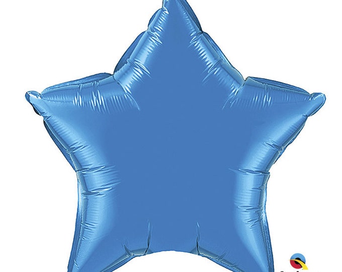 4" Preinflated Metallic Star Balloons - A set of 12 balloons