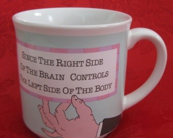 Vintage Funny Left Handed Mug