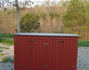 Painted Sideboard, Buffet, Rustic Sideboards