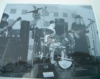 Vintage Snapshot Photo - Halloween Band - Costumes - Party