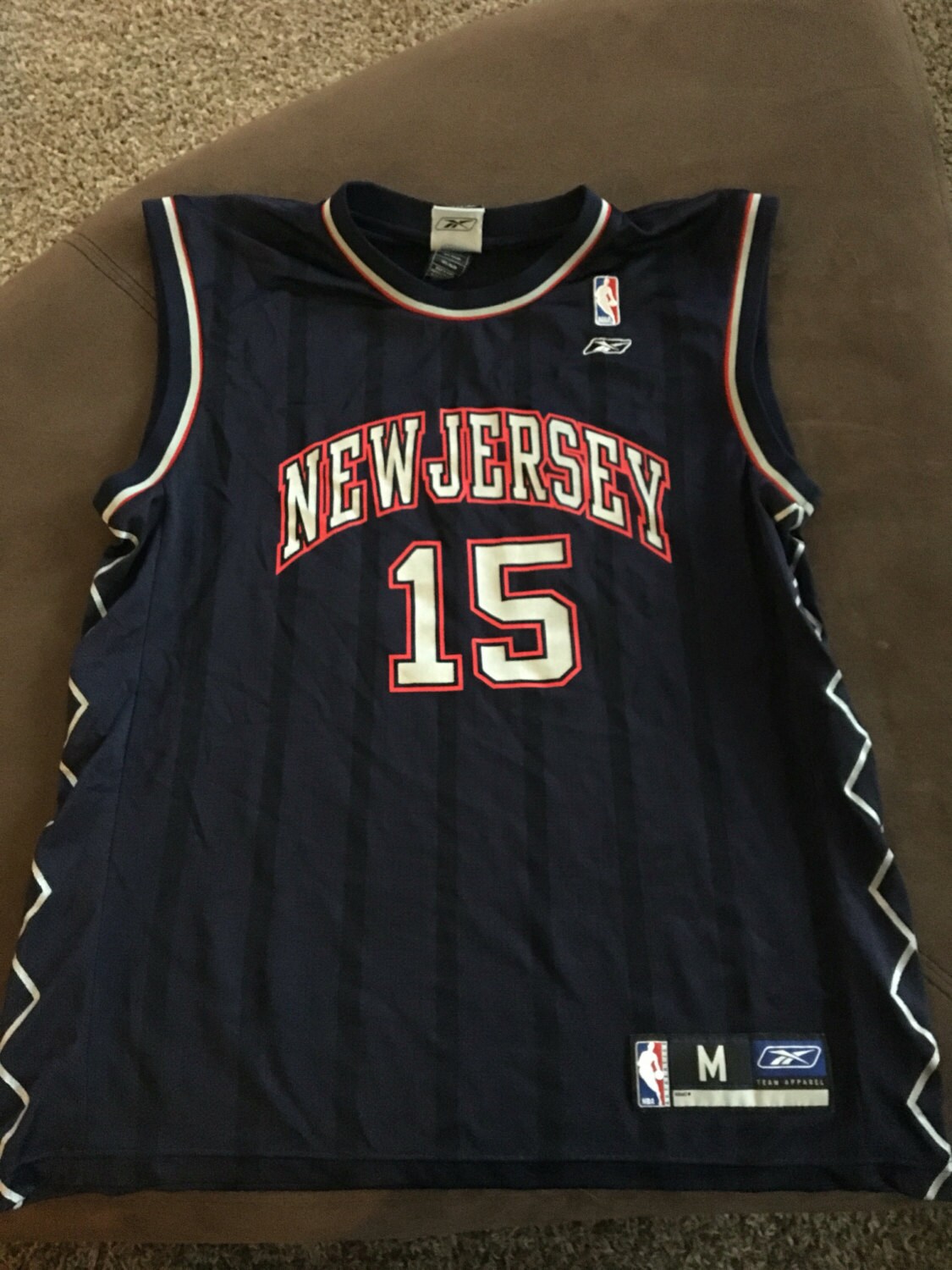Vintage Adidas New Jersey Nets Vince Carter jersey size medium