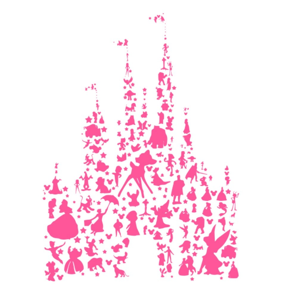 Download SVG - Disney Castle Silhouettes - DXF - Castle - Princess ...