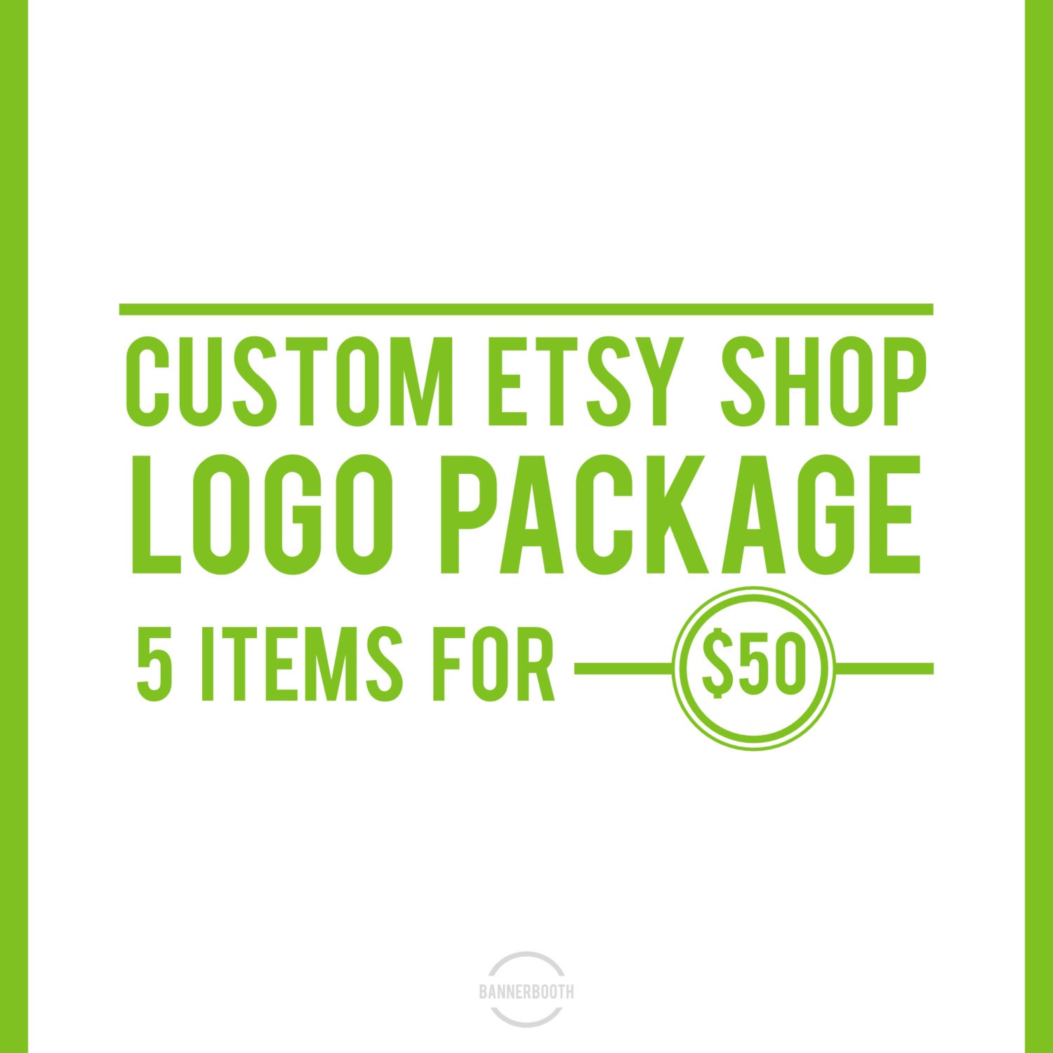 Etsy Banner Logo Design Custom Branding Package Etsy Shop