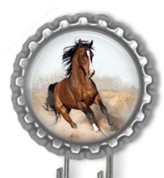 horse bookmark large paperclip with choice by creativebottlecaps