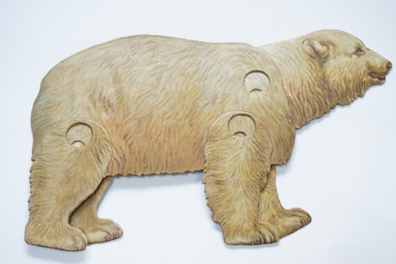 Father Tucks Mechanical Animals, Polar Bear English version, Rare ephemera, no 24 Raphael Tuck