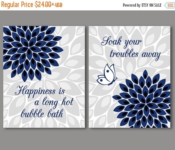 ON SALE Bathroom wall art bathroom quotes / sayings by JJArtWorld